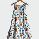 Koeienprint Jurk