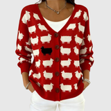 Hannele - Comfortabele gebreide cardigan met knopen