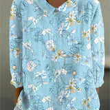 Hannah-Martha | Artistieke Blouse met Print