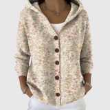 Elli - Comfortabele hoodiejas van breiwerk