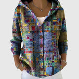 Kaisa - Comfortabele Hoodie Cape van Breiwerk