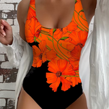 Clara | Elegante badpak met bloemenpatroon