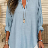 Rosina | Artistieke Blouse met Print