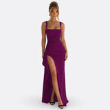 Sylvia - Maxi Jurk Officiële Elegante Met Open Rug