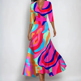 Aada | Elegante Bloemenjurk
