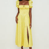 Aviana - Puffmouw Bloom-jurk